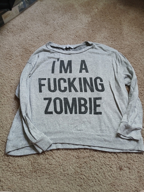 Daydreamer La Sweaters - I'm A Zombie Long Sleeve Shirt